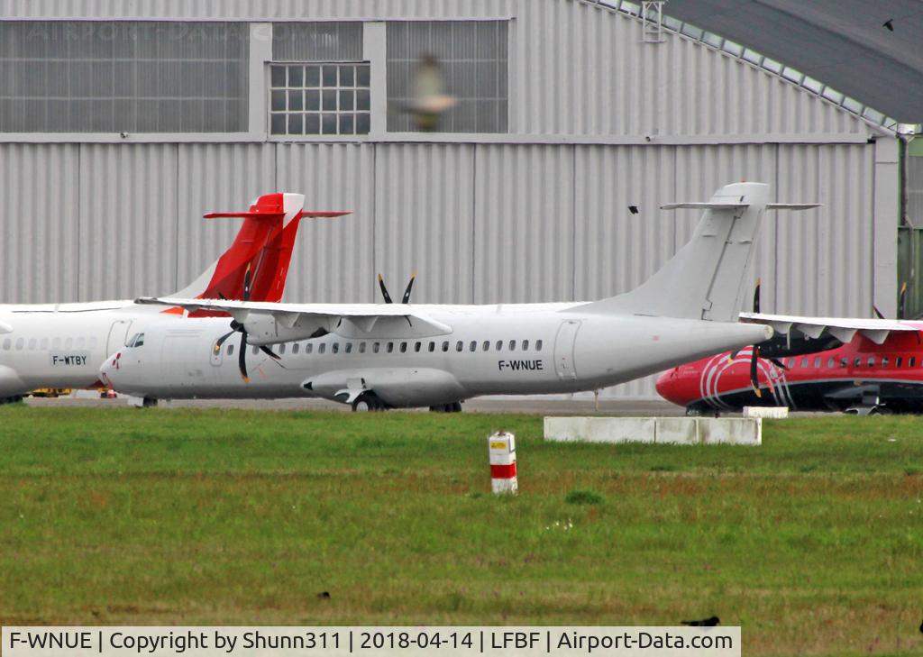 F-WNUE, 2013 ATR 72-600 (72-212A) C/N 1076, Still parked but in all white...