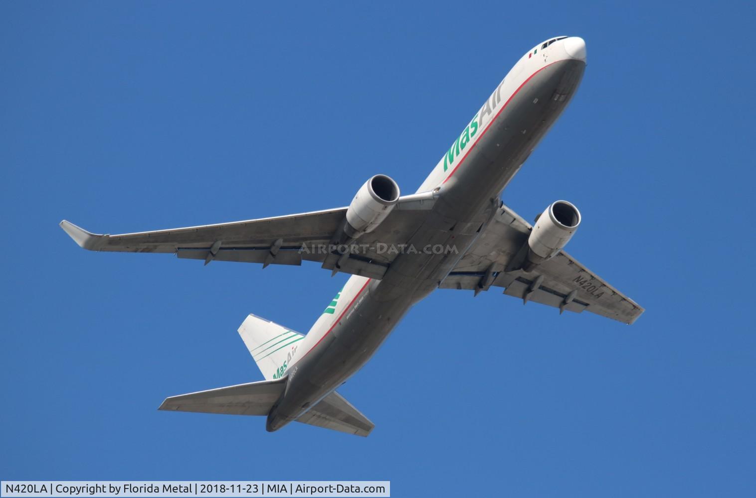 N420LA, 2006 Boeing 767-316F C/N 34627, Mas Air
