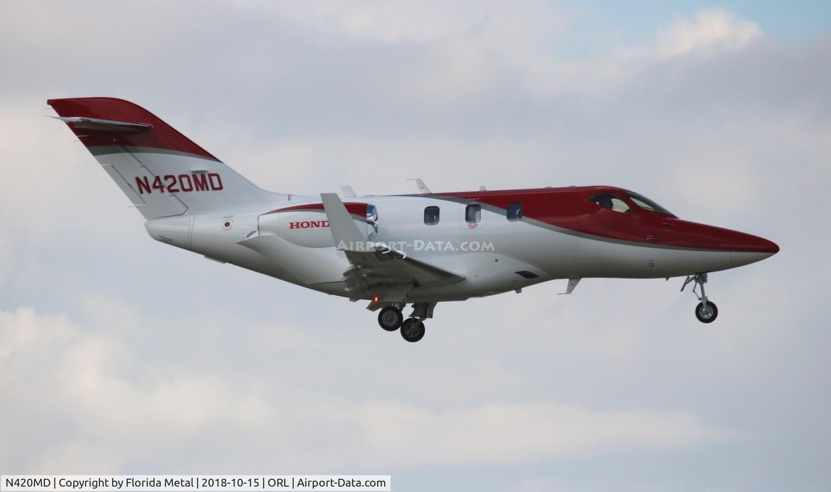 N420MD, 2017 Honda HA-420 HondaJet C/N 42000056, Hondajet