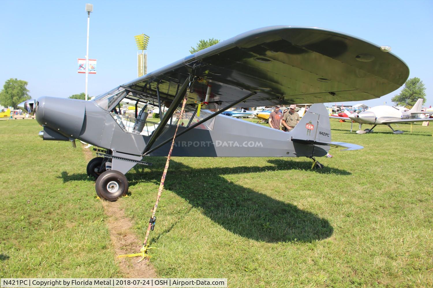 N421PC, 2016 Piper PA-18 Super Cub Replica C/N TC0901057, PA-18 replica