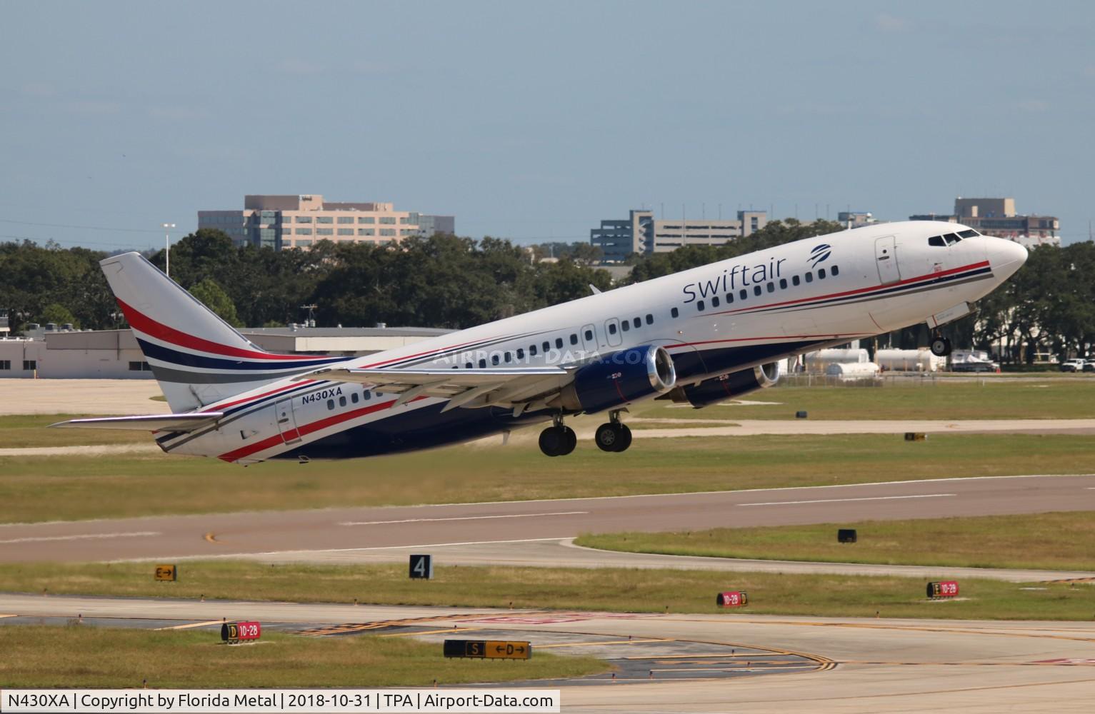 N430XA, 1991 Boeing 737-484 C/N 25430, Swift Air