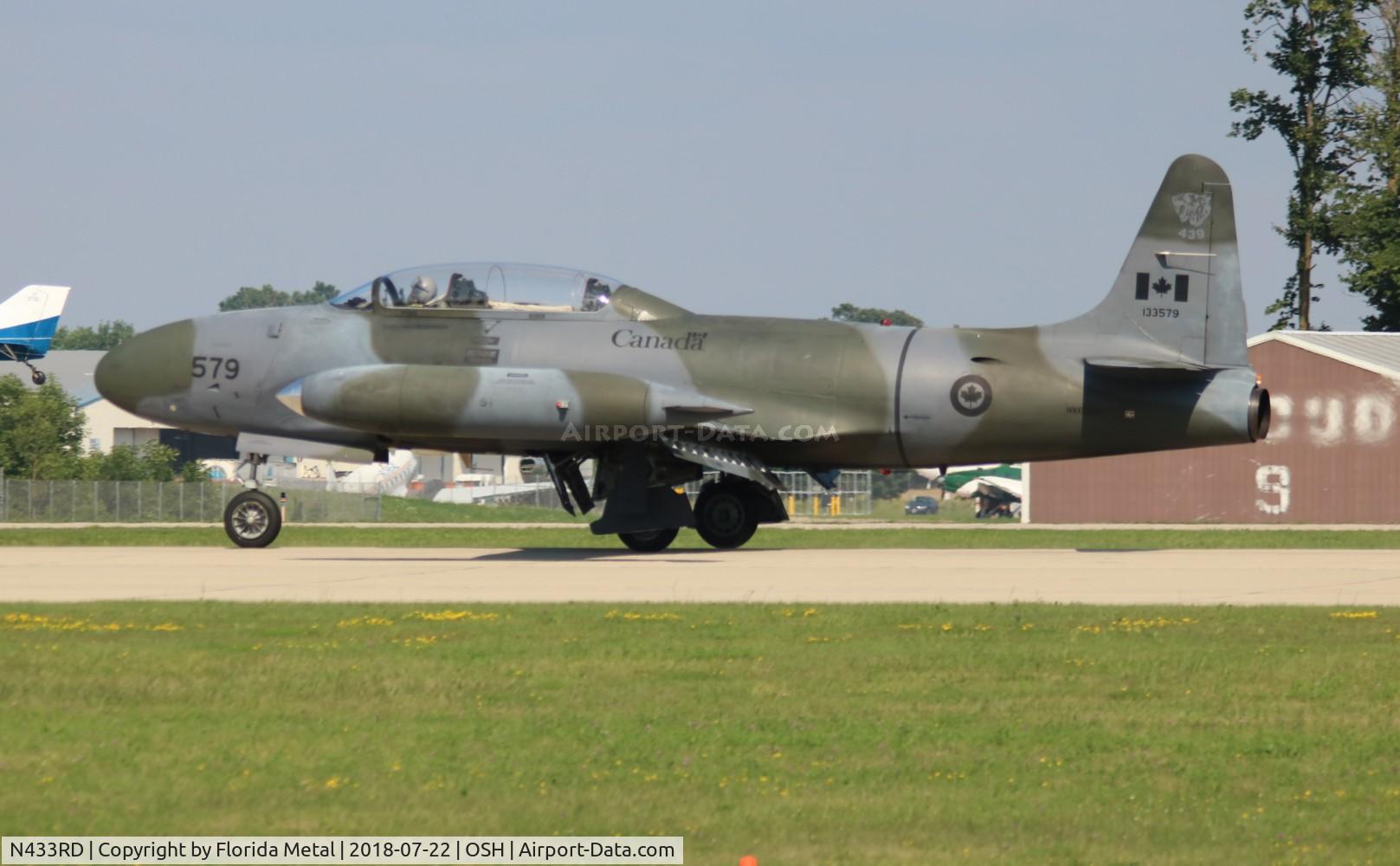 N433RD, 1952 Canadair CT-133 Silver Star C/N T33-579, CT-133