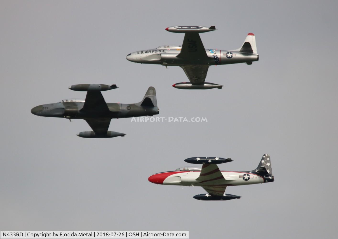 N433RD, 1952 Canadair CT-133 Silver Star C/N T33-579, T-33s