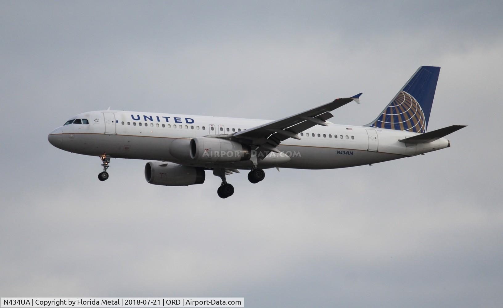 N434UA, 1996 Airbus A320-232 C/N 592, United