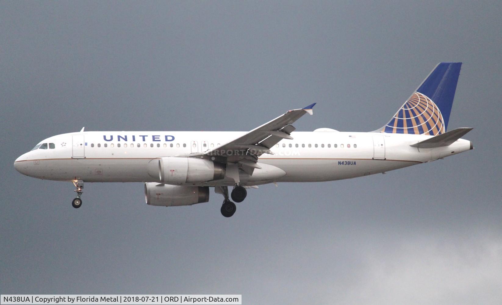 N438UA, 1997 Airbus A320-232 C/N 678, United