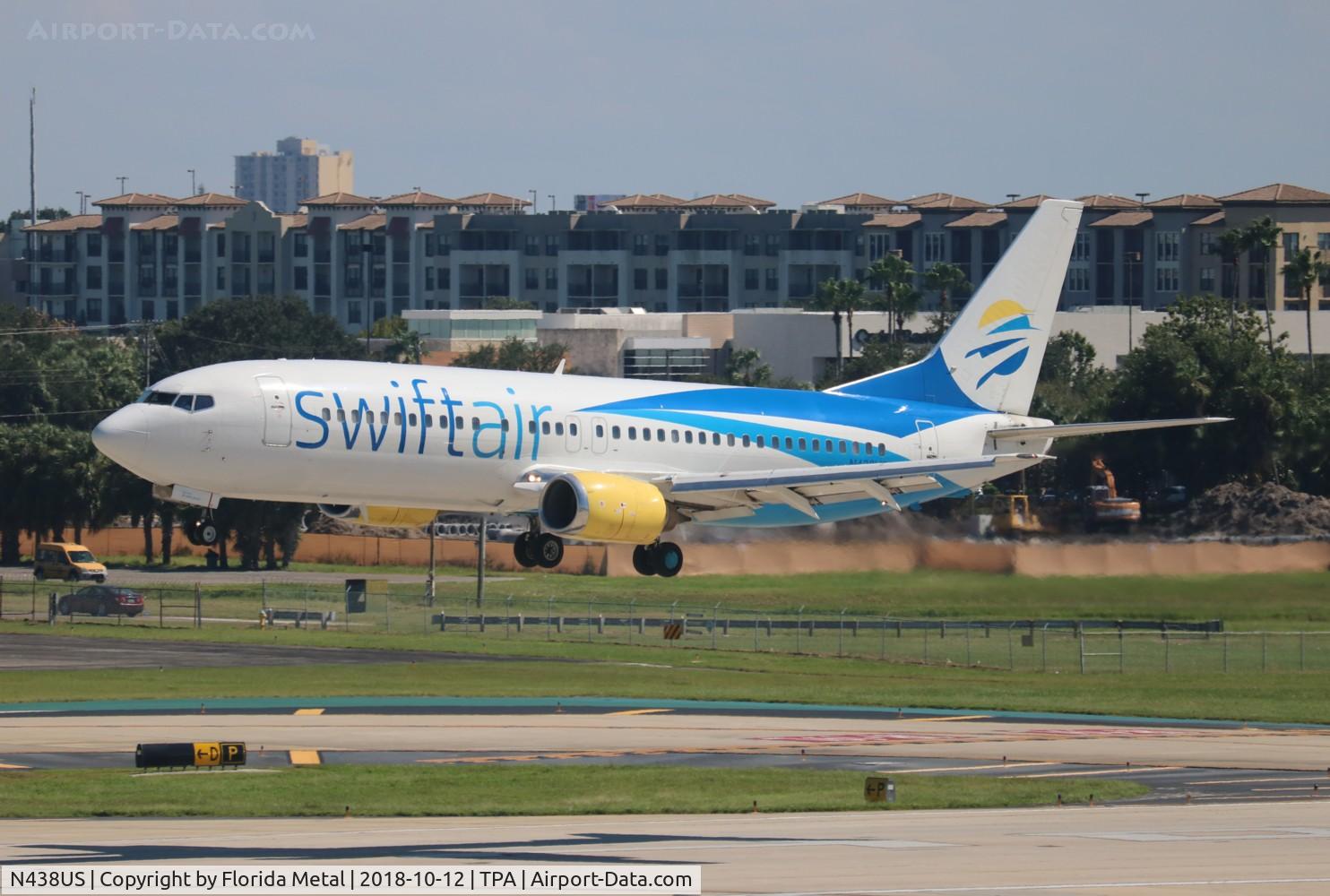 N438US, 1990 Boeing 737-4B7 C/N 24560, Swift Air