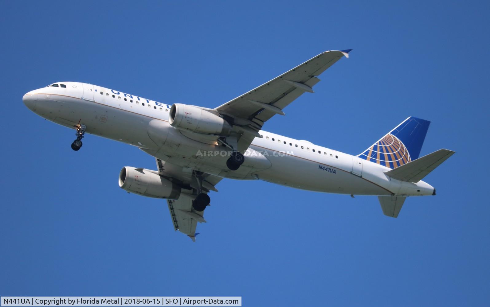 N441UA, 1997 Airbus A320-232 C/N 751, United