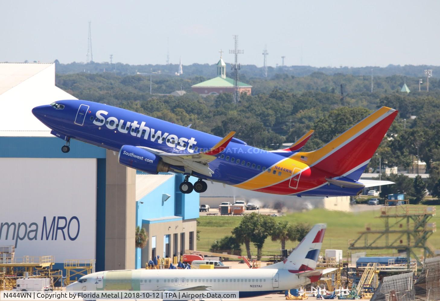 N444WN, 2003 Boeing 737-7H4 C/N 29839, Southwest