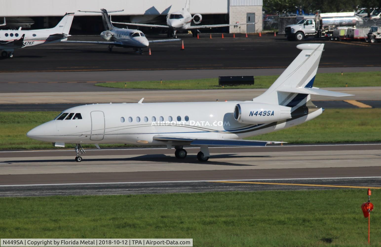 N449SA, 2008 Dassault Falcon 2000EX C/N 171, Falcon 2000EX