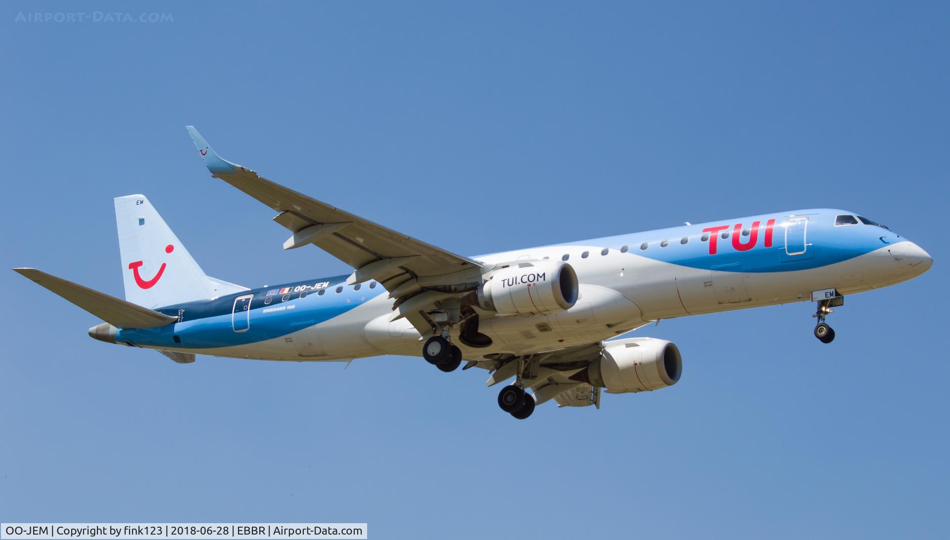OO-JEM, 2013 Embraer 190STD (ERJ-190-100STD) C/N 19000603, TUI