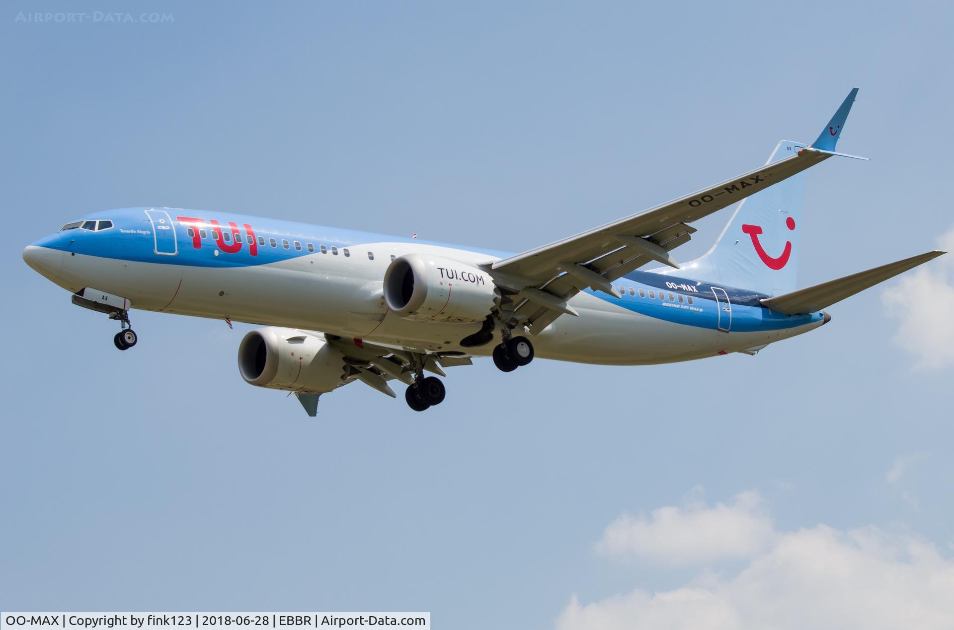 OO-MAX, 2017 Boeing 737-8 MAX C/N 44588, 