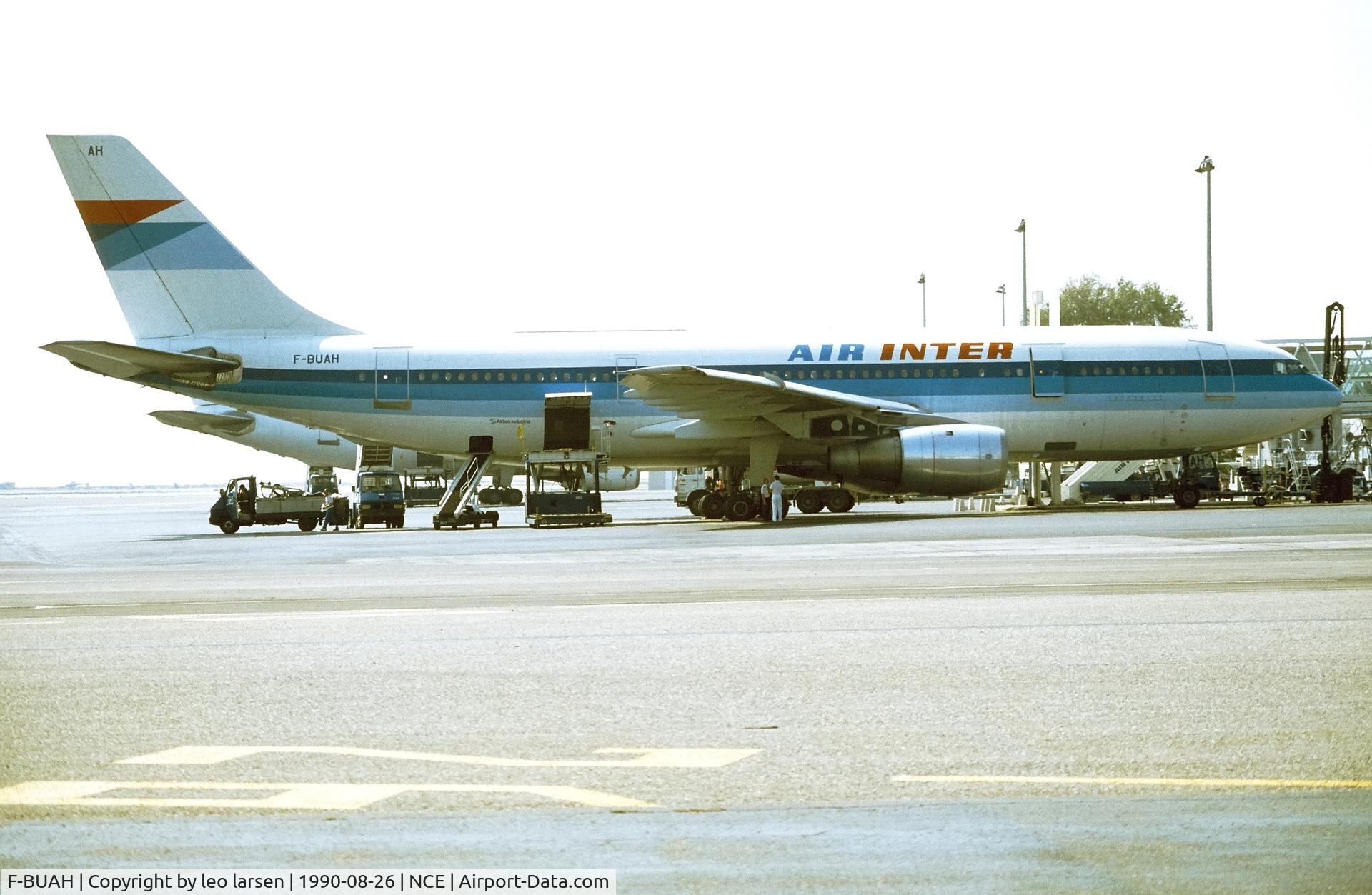 F-BUAH, 1976 Airbus A300B2-1C C/N 027, Nice 26.8.1990
