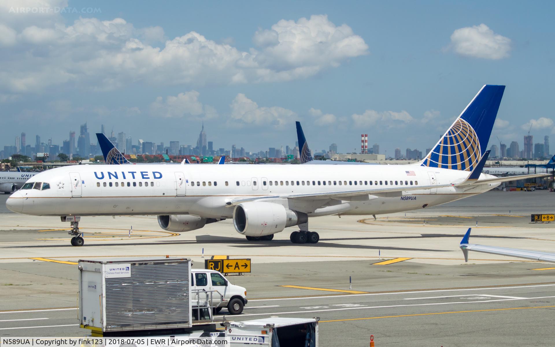 N589UA, 1997 Boeing 757-222 C/N 28707, 