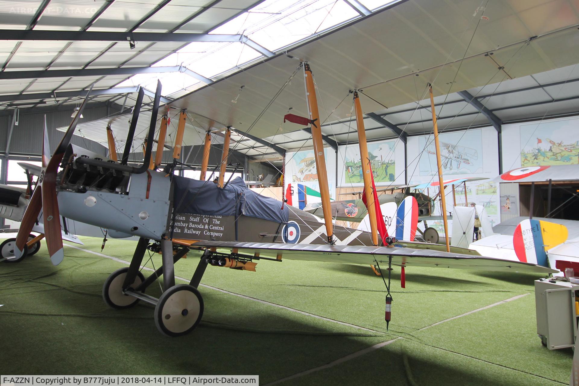 F-AZZN, 2009 Royal Aircraft Factory BE-2f Replica C/N MF01, replique build by  Mémorial Flight
peint 2560
