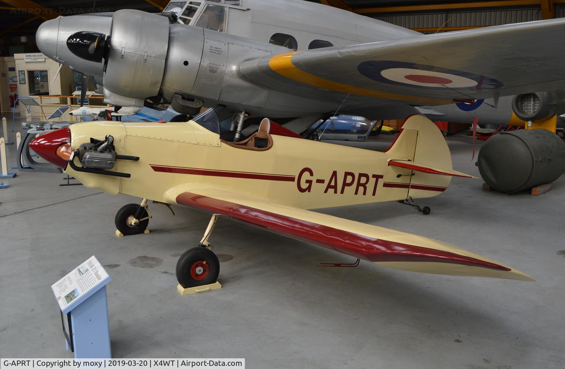 G-APRT, 1959 Taylor JT-1 Monoplane C/N PFA 537, Taylor JT-1 Monoplane at Winthorpe.