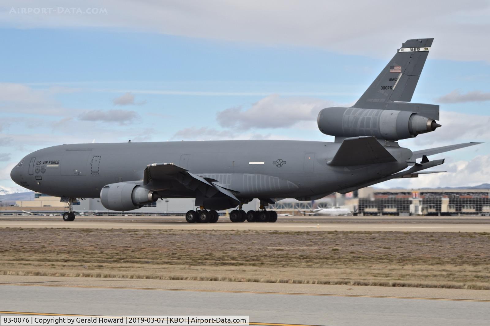 83-0076, 1983 McDonnell Douglas KC-10A Extender C/N 48217, Touch & go on RWY 28L.
