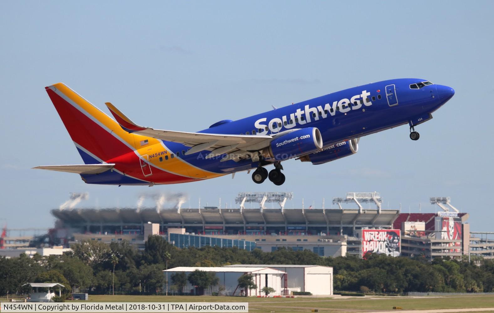 N454WN, 2004 Boeing 737-7H4 C/N 29851, Southwest