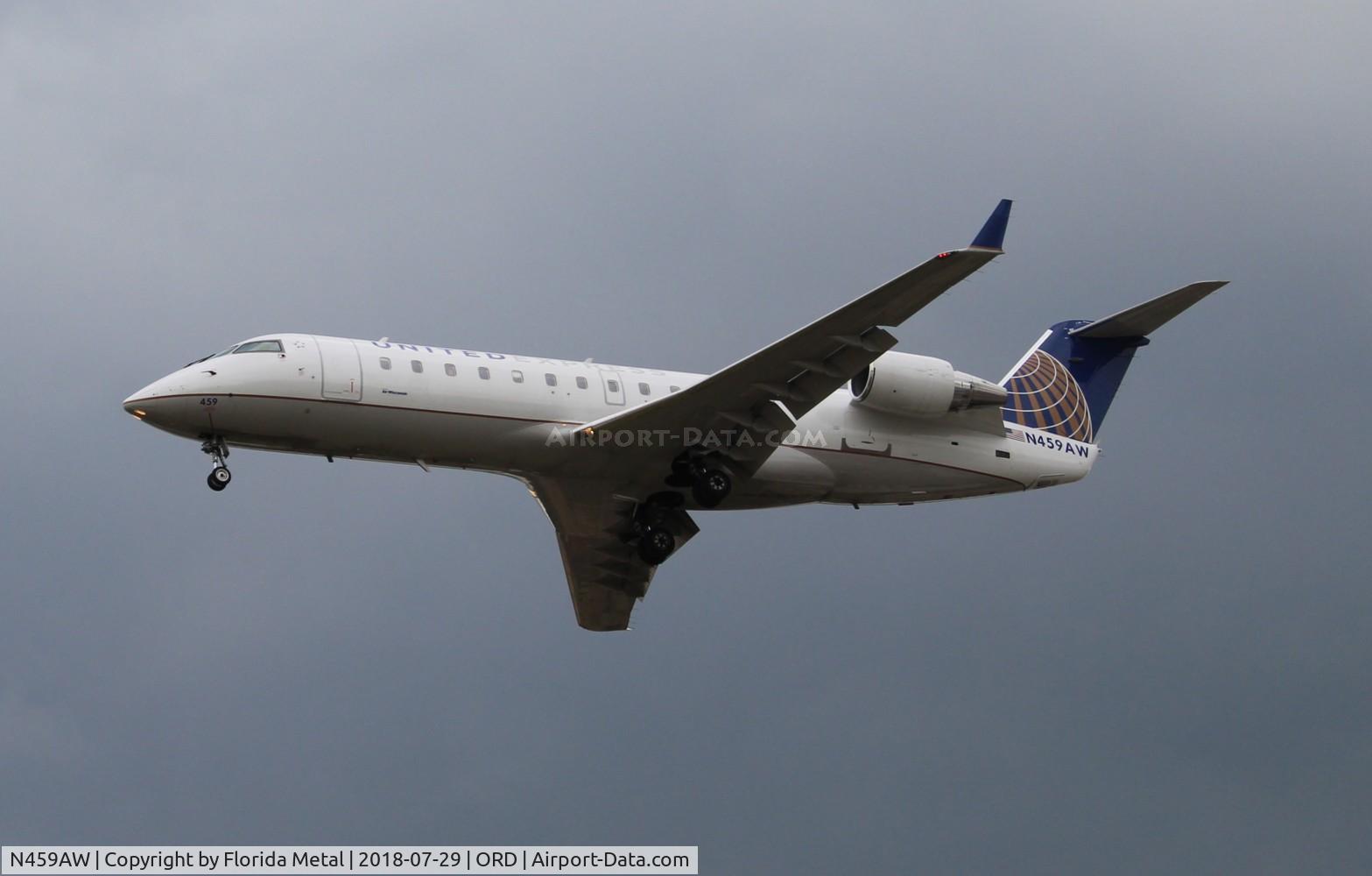 N459AW, 2003 Bombardier CRJ-200LR (CL-600-2B19) C/N 7863, United Express