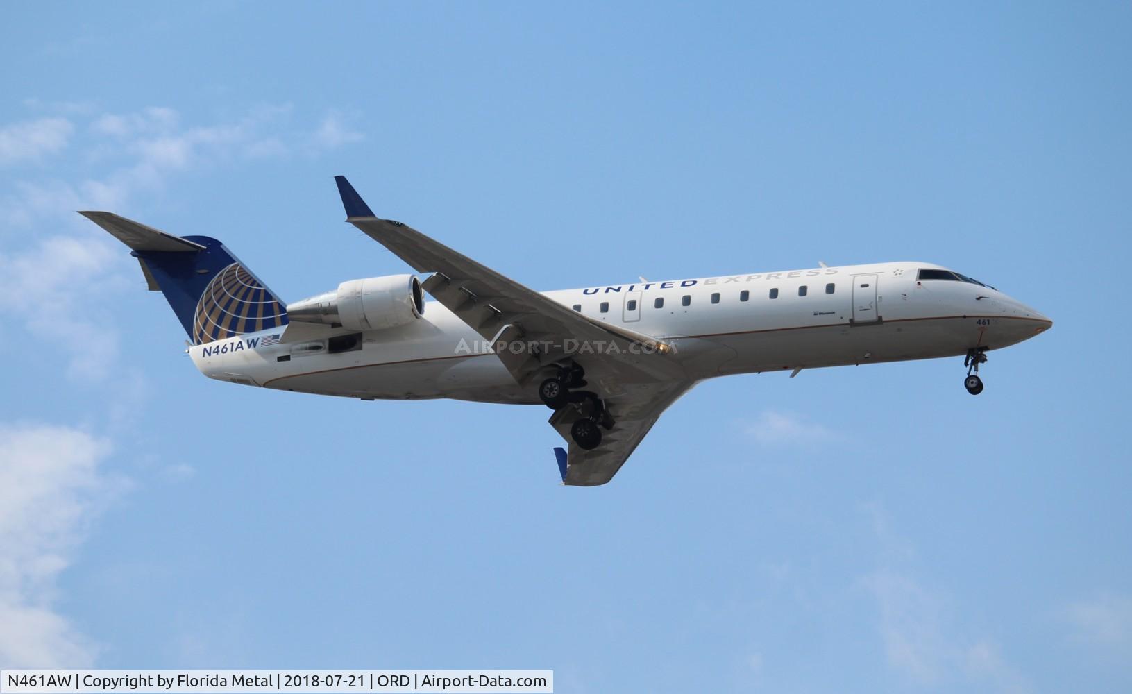 N461AW, 2003 Canadair CRJ-200LR (CL-600-2B19) C/N 7870, United Express