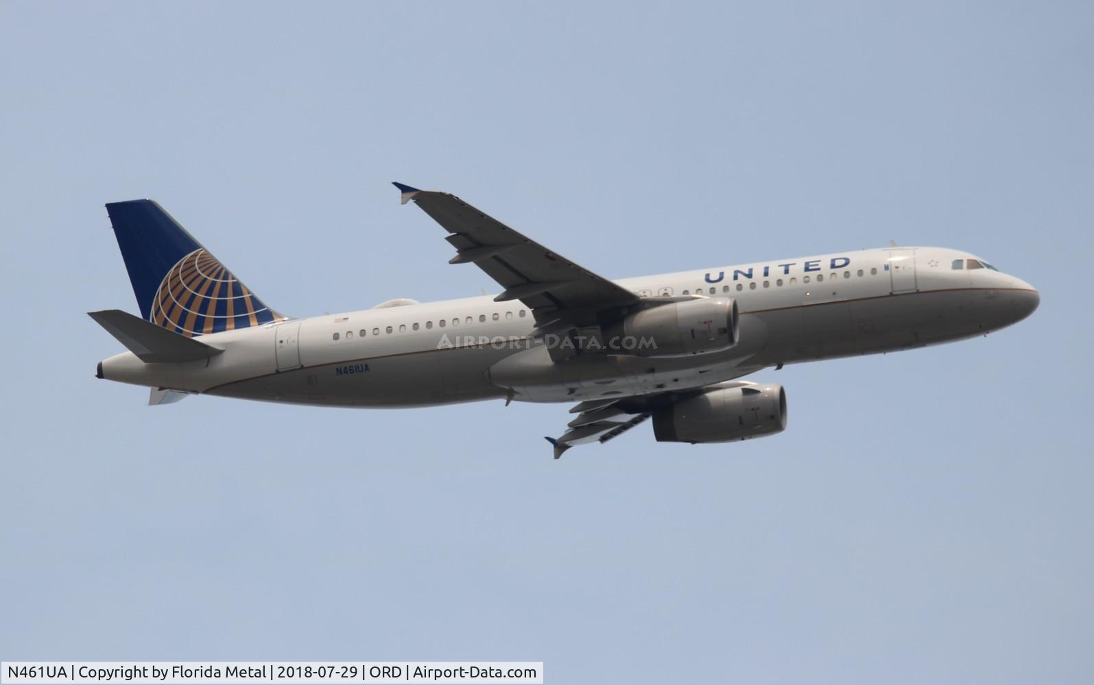 N461UA, 2000 Airbus A320-232 C/N 1266, United