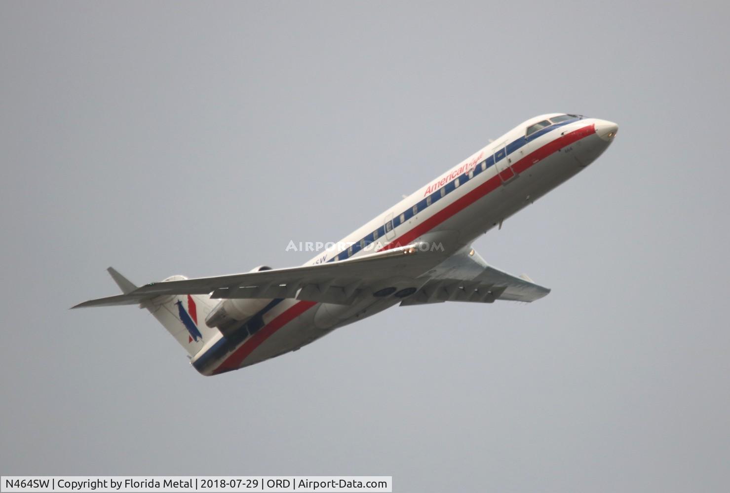 N464SW, 2003 Bombardier CRJ-200LR (CL-600-2B19) C/N 7827, American Eagle