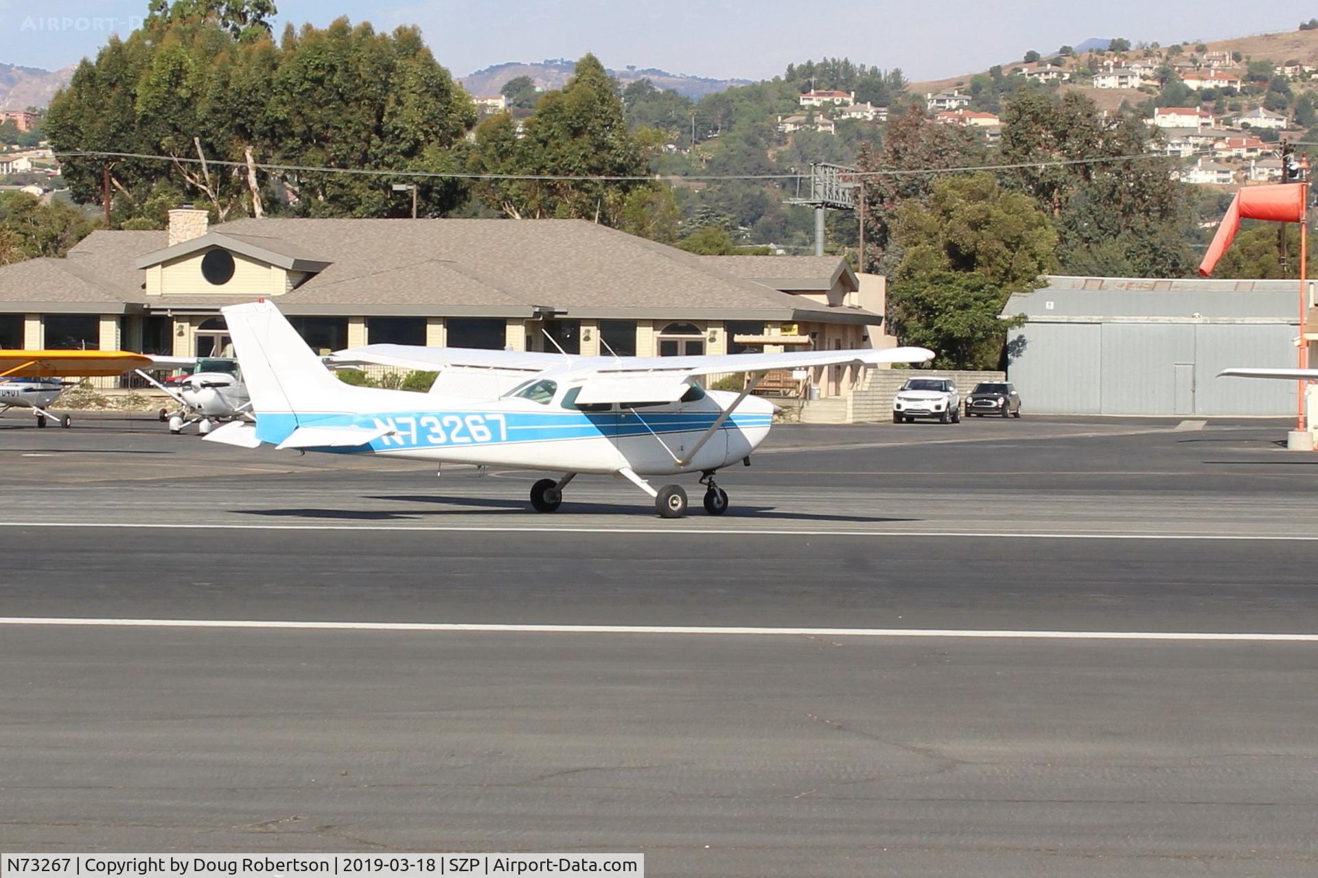 N73267, 1976 Cessna 172M C/N 17267344, 1976 Cessna 172M  SKYHAWK, Lycoming O-320-E2D 150 Hp, landing roll Rwy 04