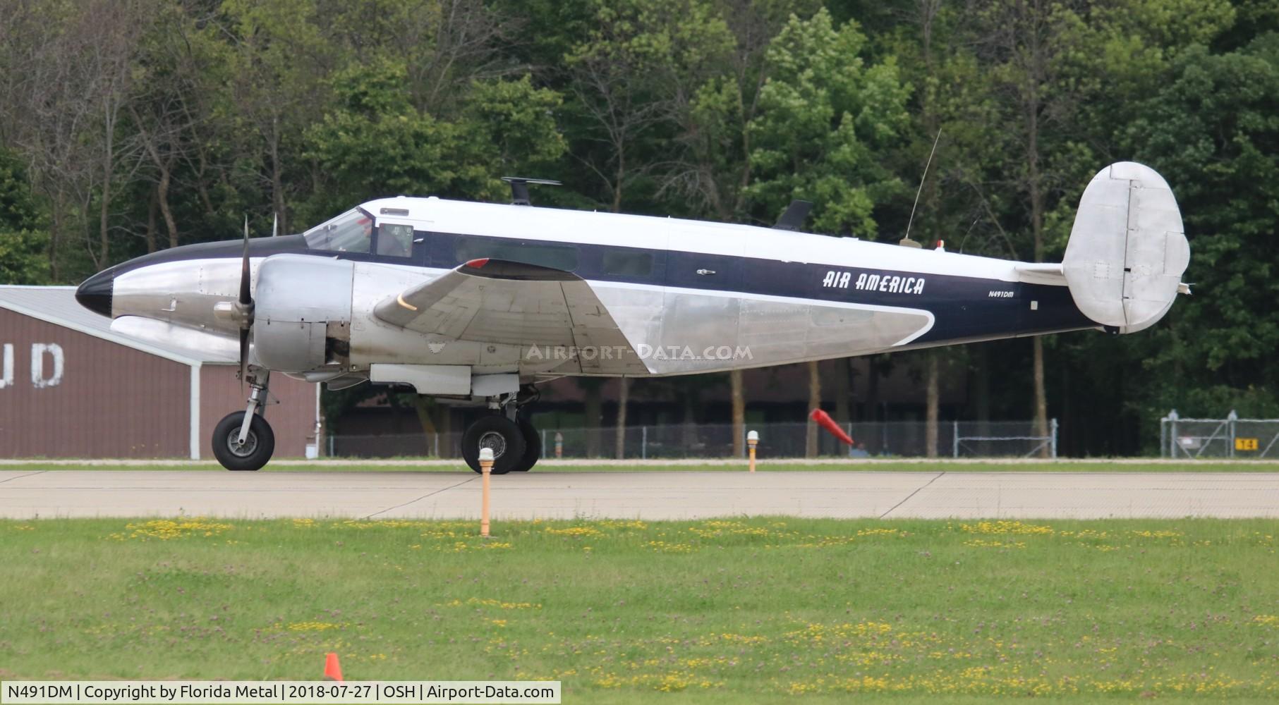 N491DM, 1952 Beech C-45H Expeditor C/N AF-573 (52-10643), C-45H