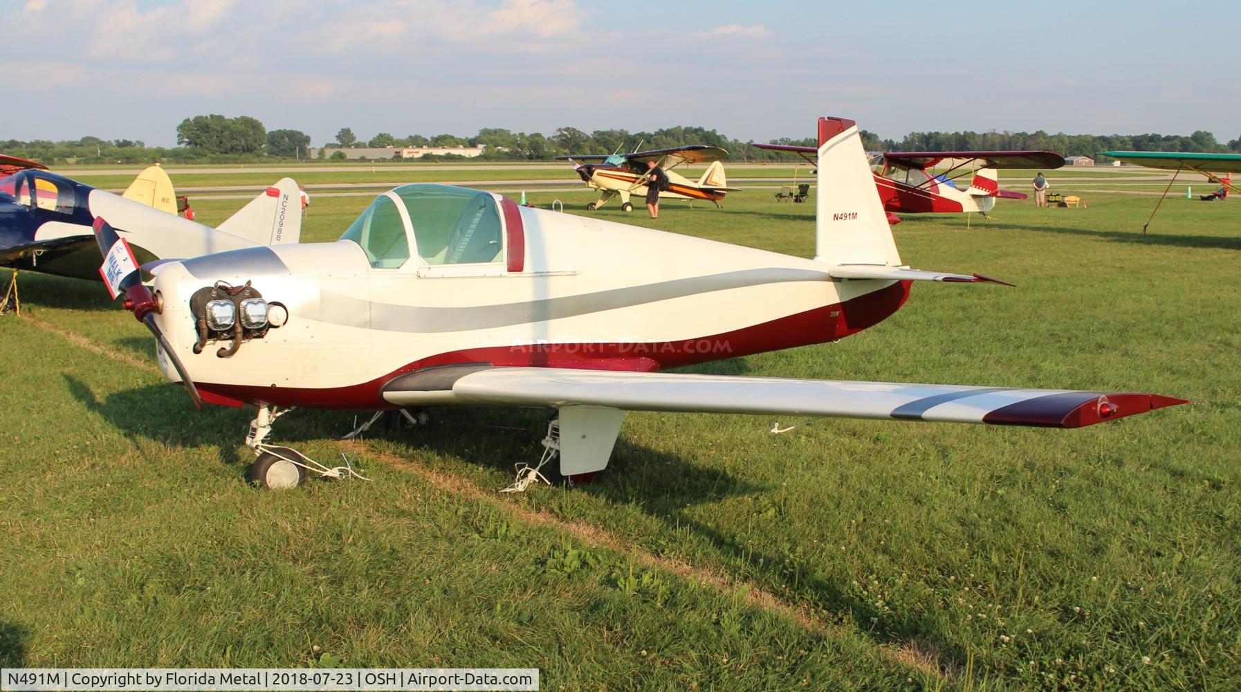 N491M, 1951 Mooney M-18C C/N 244, Mooney M-18C