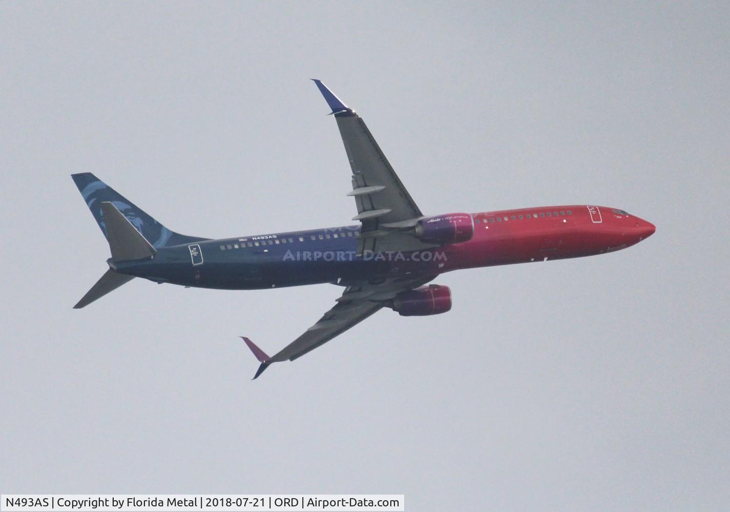 N493AS, 2016 Boeing 737-990/ER C/N 41727, Alaska