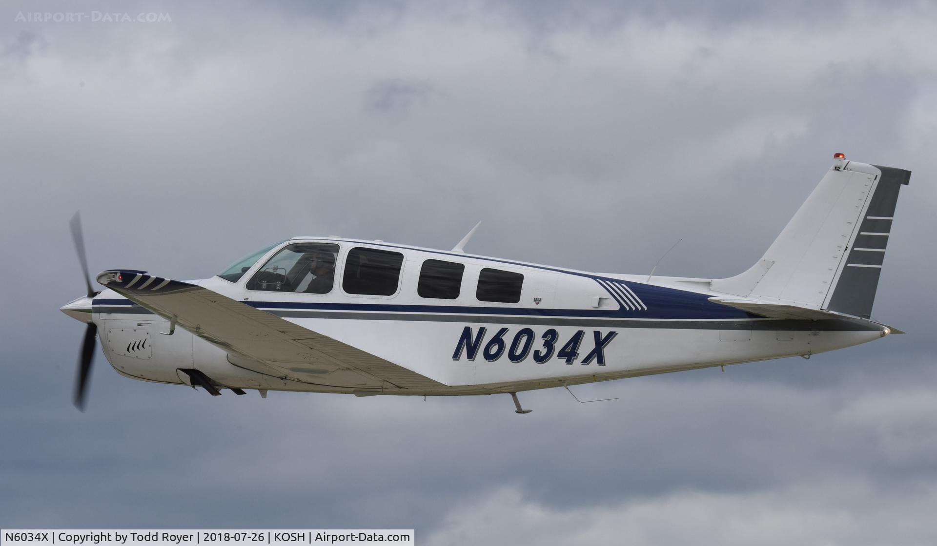 N6034X, 1979 Beech A36 Bonanza 36 C/N E-1477, Airventure 2018
