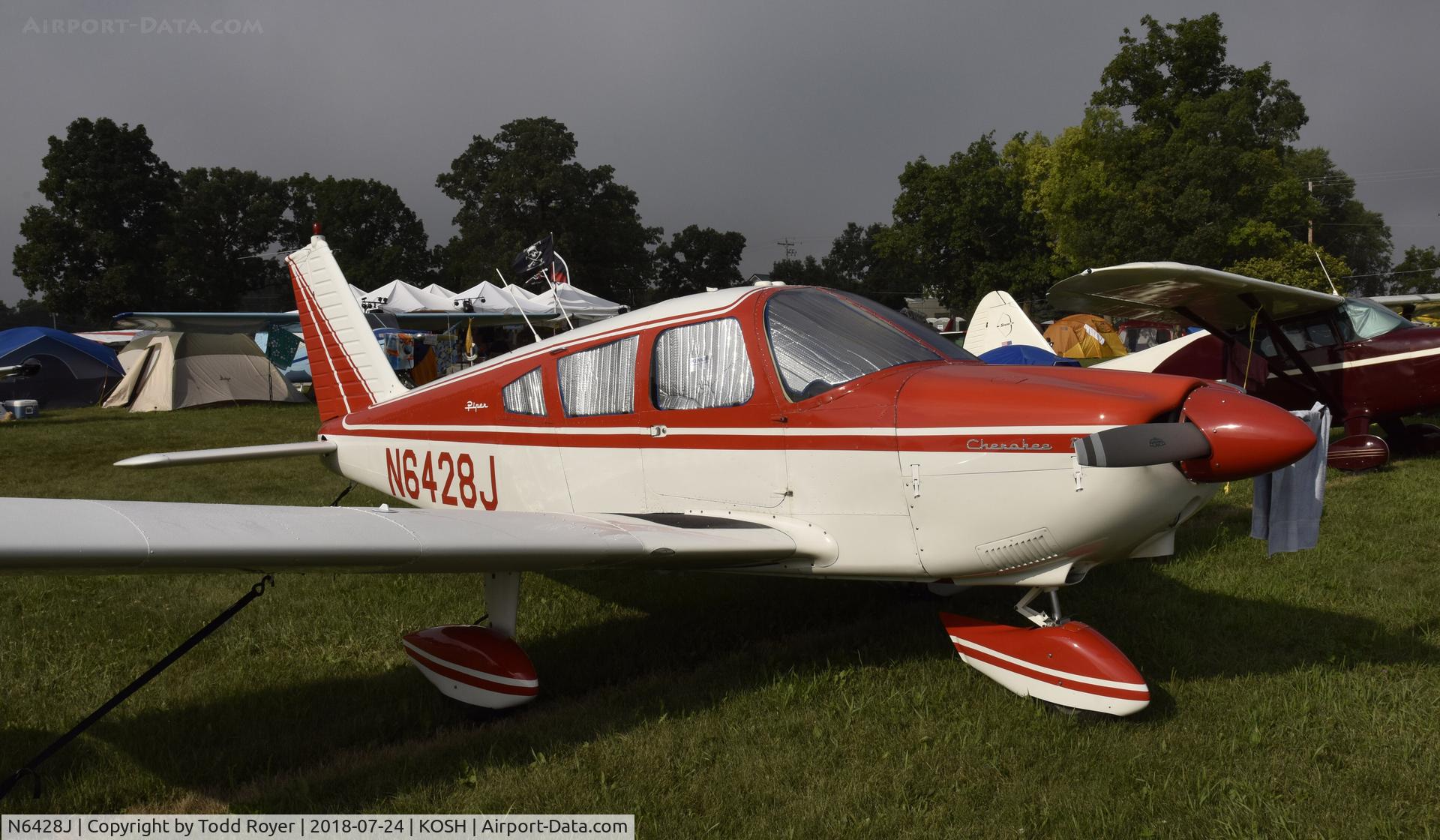 N6428J, 1968 Piper PA-28-180 C/N 28-4846, Airventure 2018