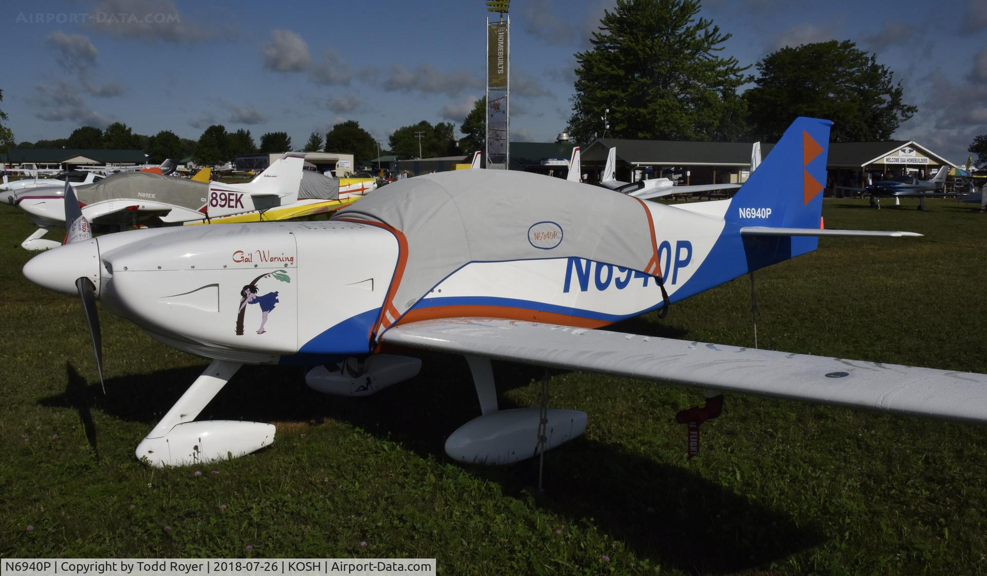 N6940P, Stoddard-Hamilton Glasair II-S FT C/N 2145, Airventure 2018