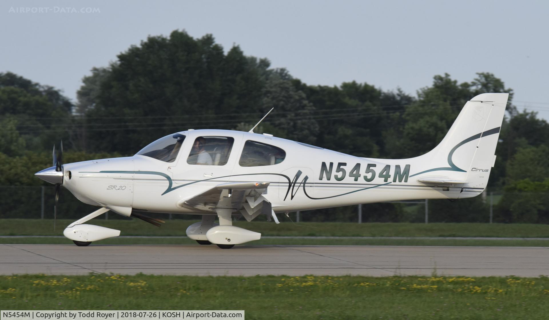 N5454M, 2002 Cirrus SR20 C/N 1226, Airventure 2018
