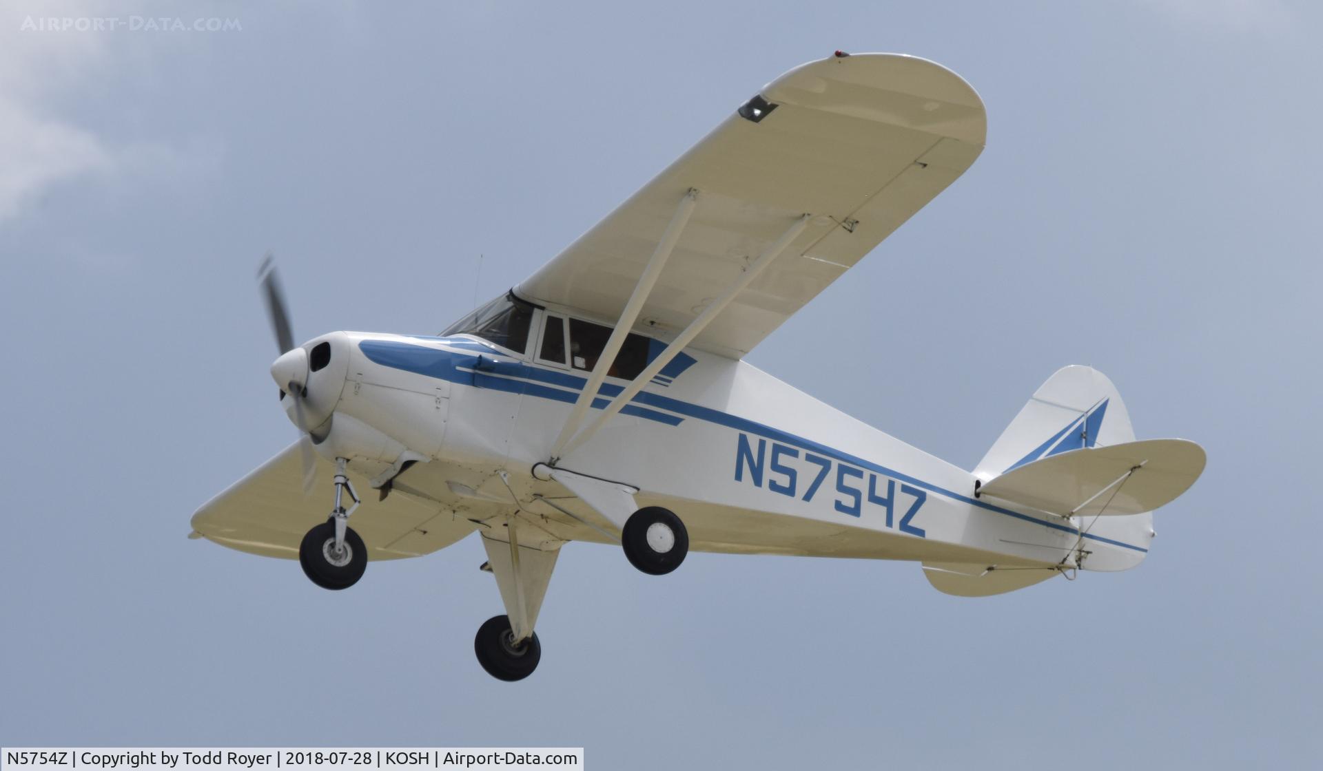 N5754Z, 1963 Piper PA-22-108 Colt C/N 22-9596, Airventure 2018