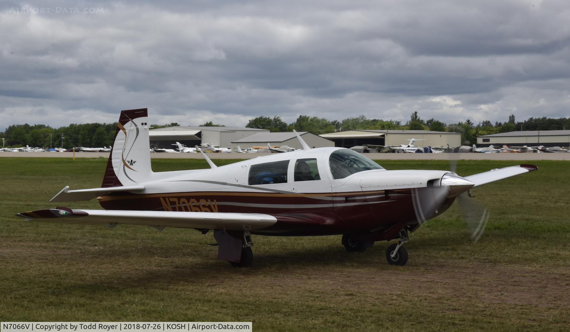 N7066V, 1978 Mooney M20K C/N 25-0002, Airventure 2018