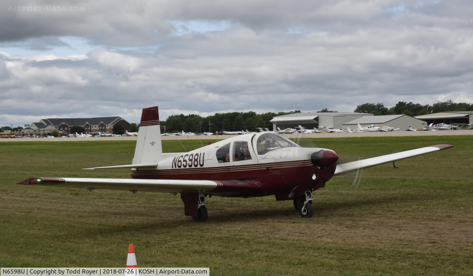 N6598U, 1962 Mooney M20C Ranger C/N 2380, Airventure 2018