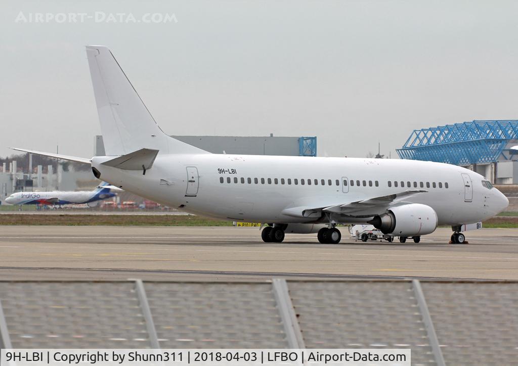 9H-LBI, 1997 Boeing 737-36N C/N 28669, Parked at the General Aviation area in all white c/s without titles...