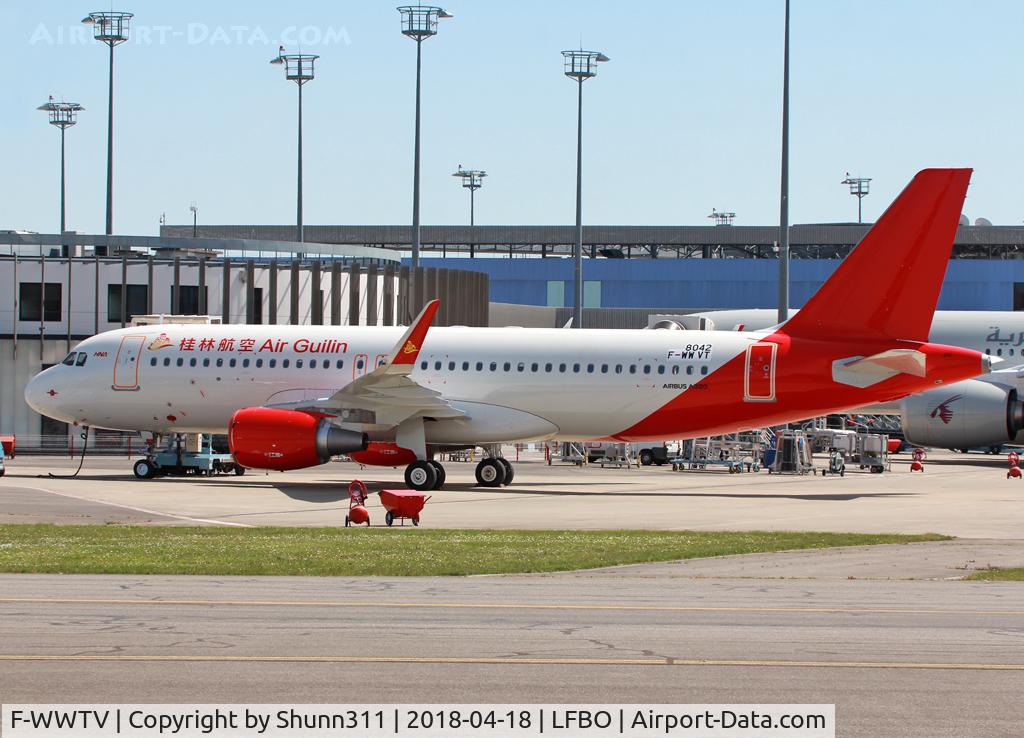 F-WWTV, 2018 Airbus A320-214 C/N 8042, C/n 8042 - Air Guilin ntu - registration F-WWVT apllied on error