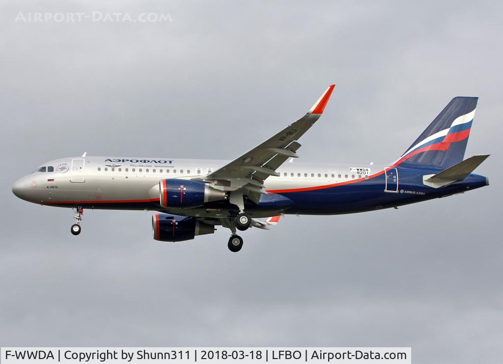 F-WWDA, 2018 Airbus A320-214 C/N 8201, C/n 8201 - To be VP-BIJ