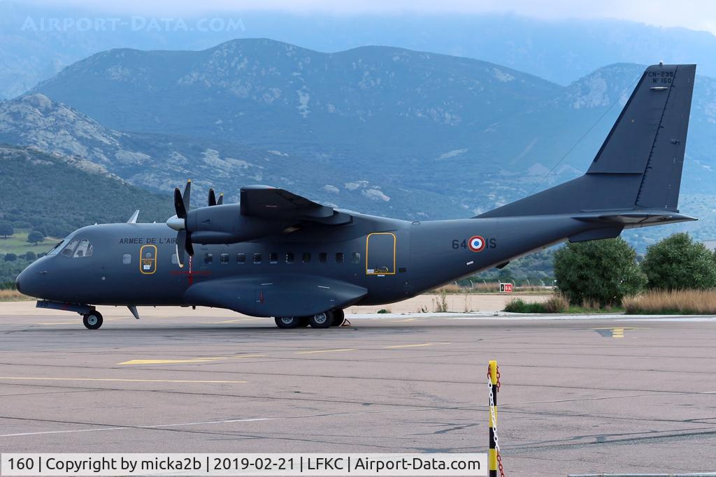 160, Airtech CN-235-200M C/N C160, Parked. Now 64-IS (old 62-IS)