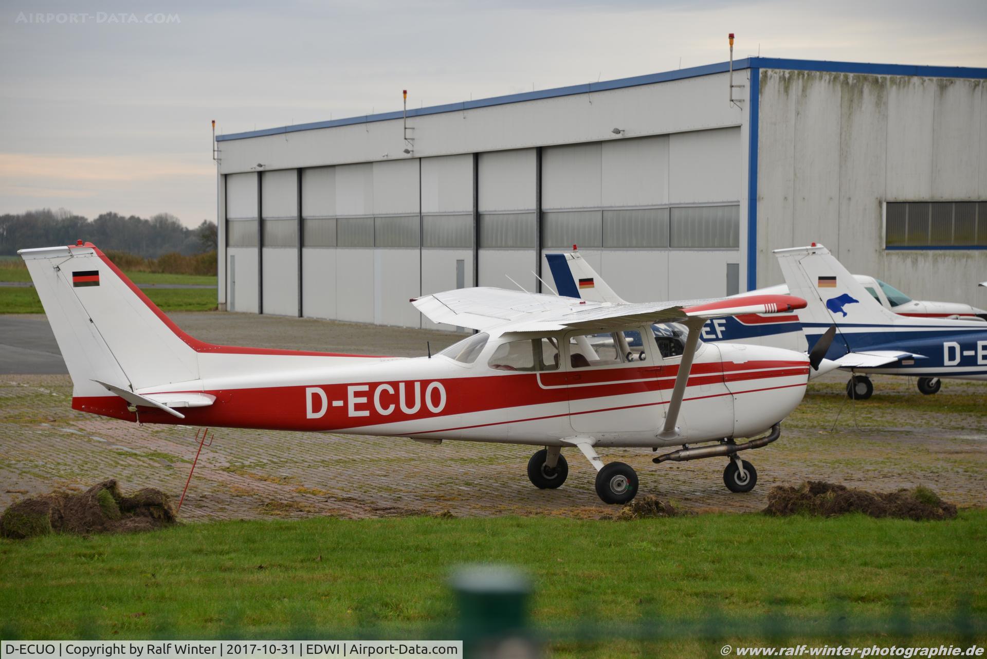 D-ECUO, 1973 Reims F172M Skyhawk C/N 0921, Reims-Cessna F172M Skyhawk - Private - F17200921 - D-ECUO - 31.10.2017 - EDWI