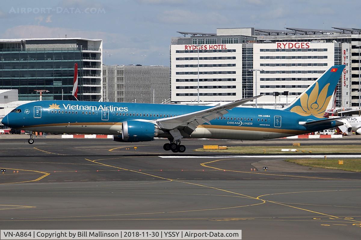 VN-A864, 2015 Boeing 787-9 Dreamliner Dreamliner C/N 35154, from SGN
