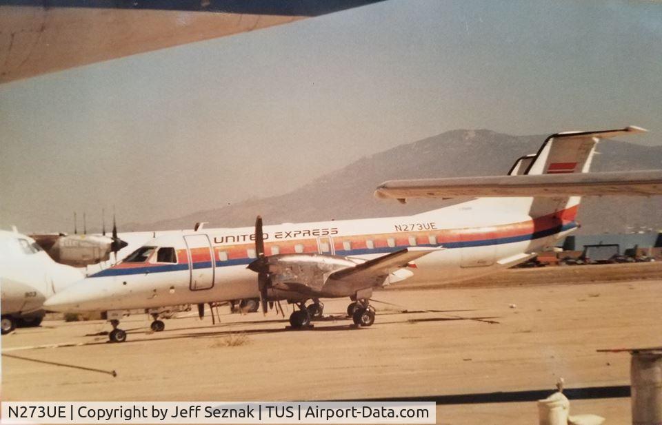 N273UE, 1987 Embraer EMB-120RT Brasilia C/N 120046, Tucson, Az. back in 1995
