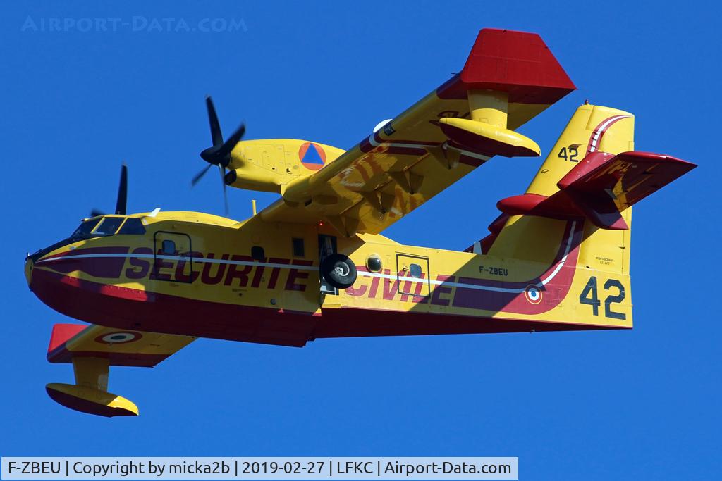 F-ZBEU, 1997 Canadair CL-215-6B11 CL-415 C/N 2024, Take off