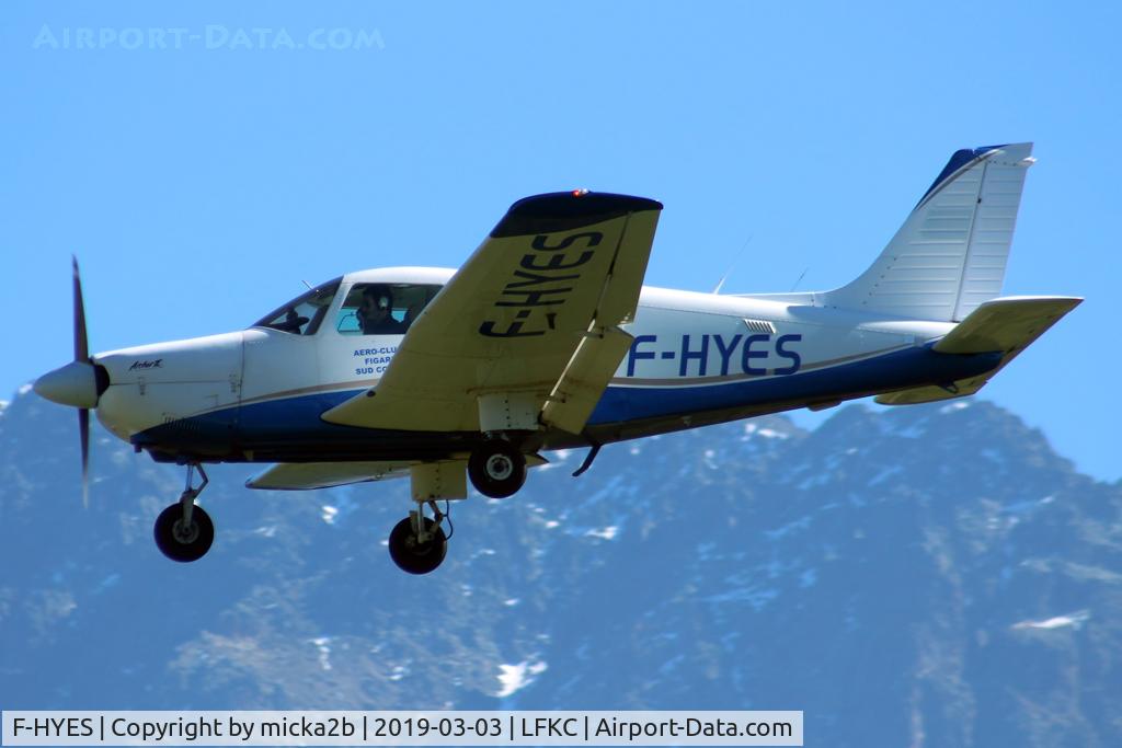 F-HYES, Piper PA-28-181 Archer II C/N 28-8190109, Landing