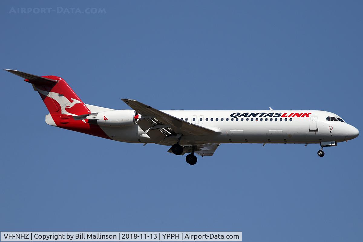 VH-NHZ, 1994 Fokker 100 (F-28-0100) C/N 11515, FINALS