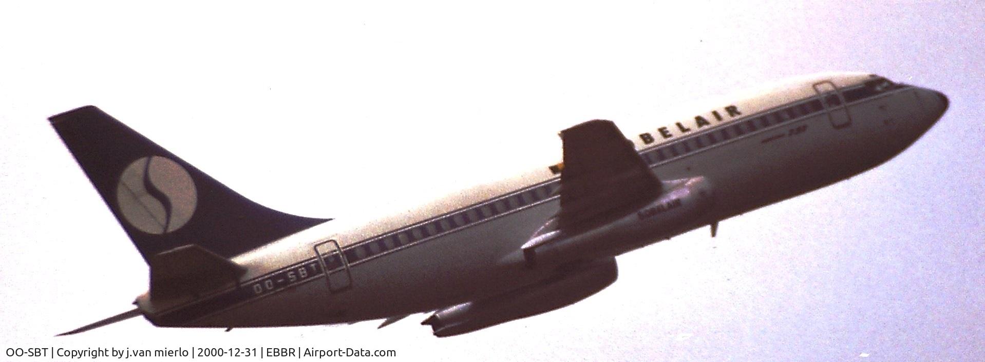 OO-SBT, 1979 Boeing 737-229 C/N 21840, T/O 25R EBBR '80s