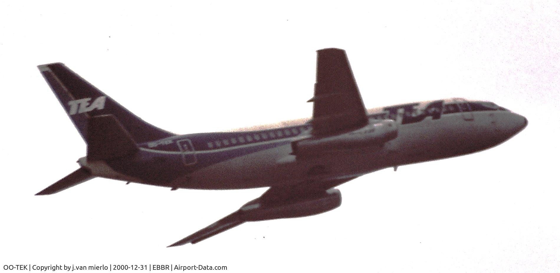 OO-TEK, 1978 Boeing 737-2Q9 C/N 21719, T/O 25R EBBR'80s