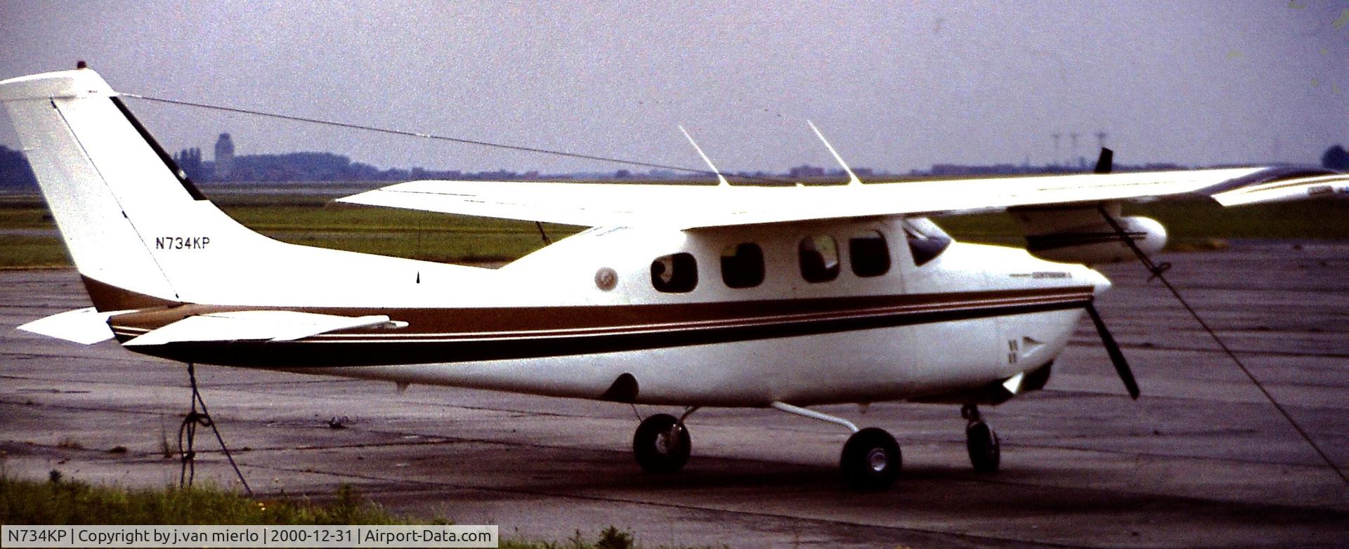 N734KP, 1980 Cessna P210N Pressurised Centurion C/N P21000606, Brussels, Belgium