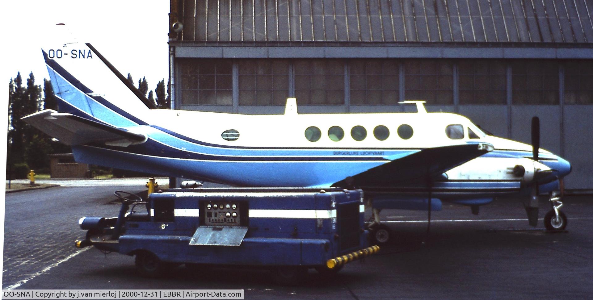 OO-SNA, 1975 Beech 100 King Air C/N B-217, Brussels, Belgium